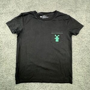 Dutch‎ Bros Coffee Mens Black Pocket T Shirt Medium Guaranteed To Satisfy Tee